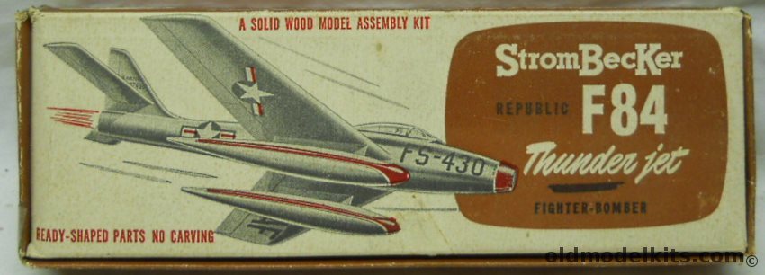 StromBecker Republic F-84 Thunderjet, C47-79 plastic model kit